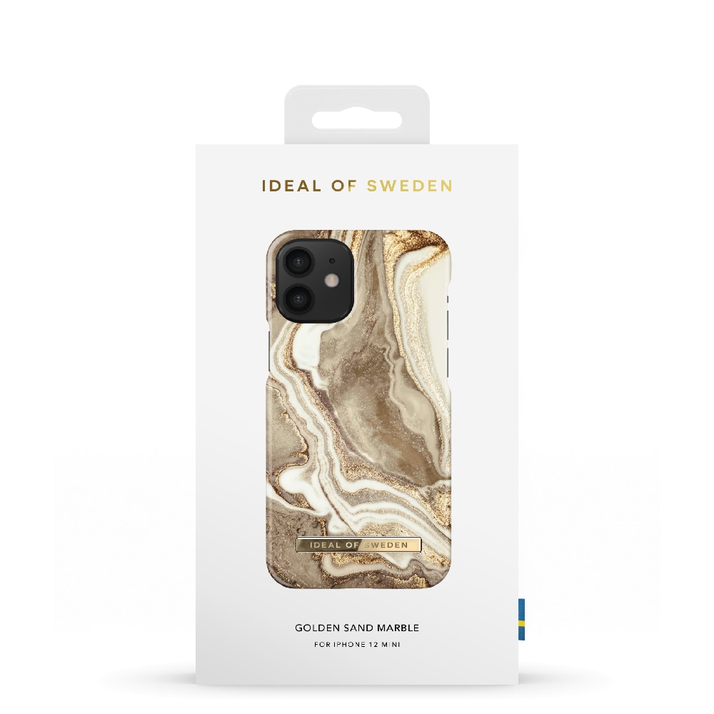 IDEAL OF SWEDEN Mobilcover Golden Sand Marble til iPhone 12 mini