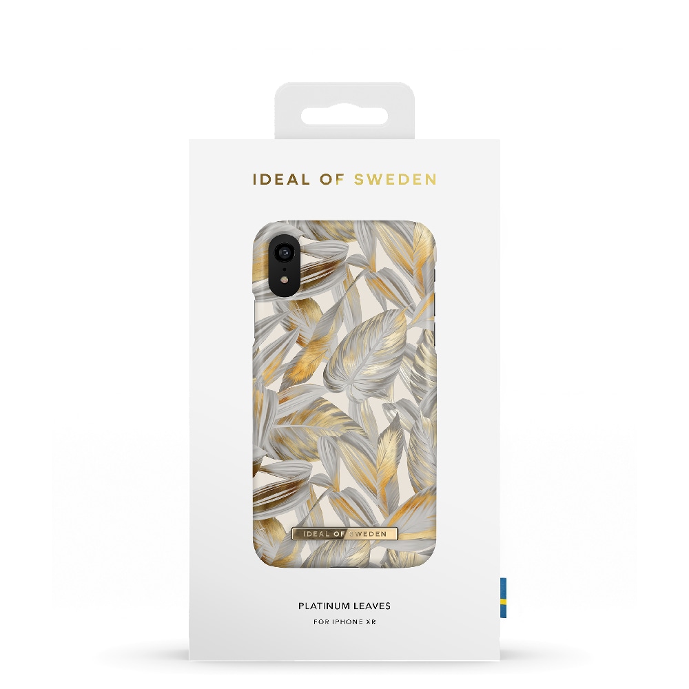 IDEAL OF SWEDEN Mobilcover Platinum Leaves til iPhone XR