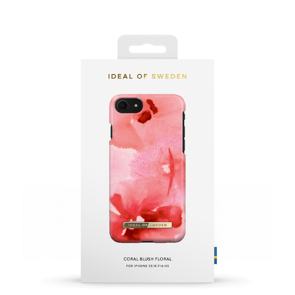 IDEAL OF SWEDEN Mobilcover Coral Blush Floral til iPhone SE/8/7/6/6s