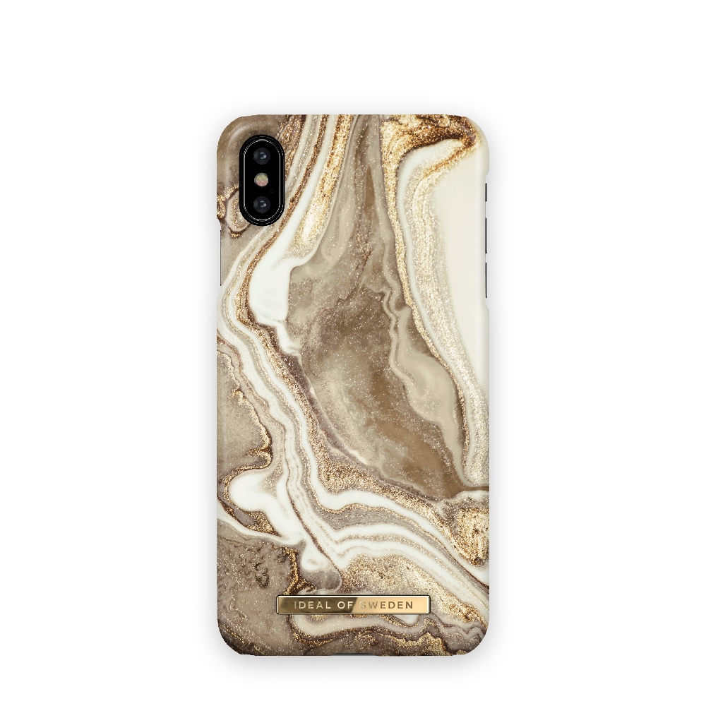 IDEAL OF SWEDEN Mobilcover Golden Sand Marble til iPhone XS Max