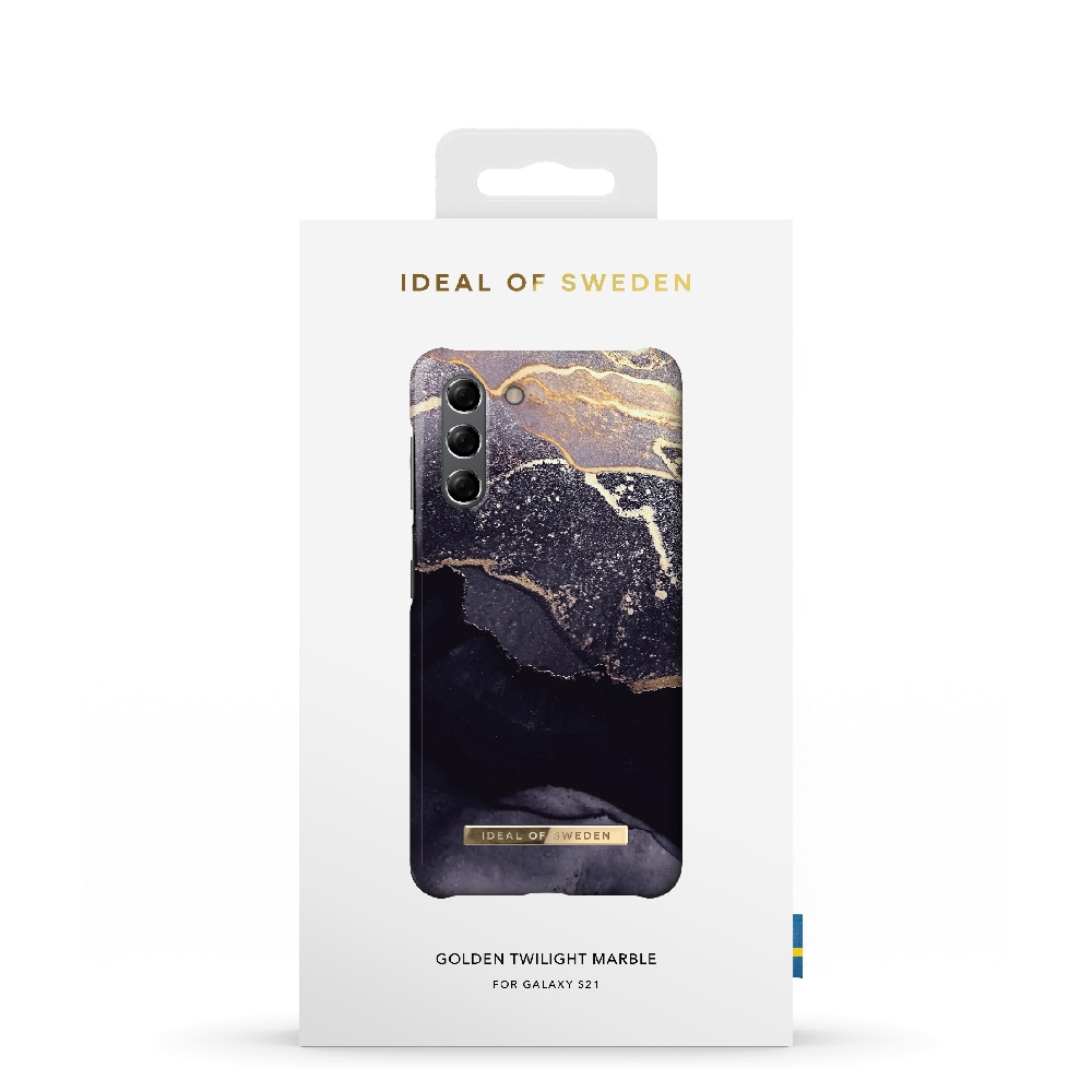 IDEAL OF SWEDEN Mobilcover Golden Twilight Marble til Samsung Galaxy S21