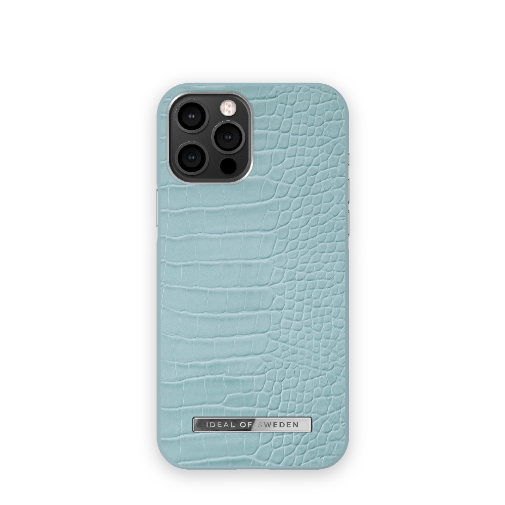 IDEAL OF SWEDEN Mobilcover Soft Blue Croco til iPhone 12 Pro Max