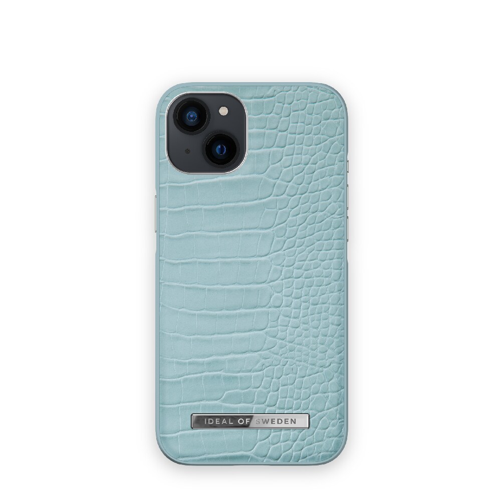 IDEAL OF SWEDEN Mobilcover Soft Blue Croco til iPhone 13