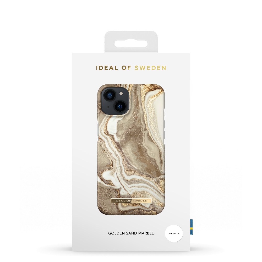 IDEAL OF SWEDEN Mobilcover Golden Sand Marble til iPhone 13