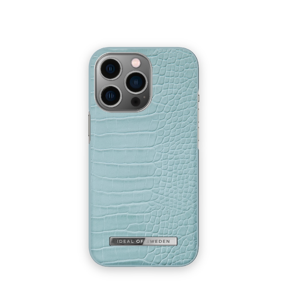 IDEAL OF SWEDEN Mobilcover Soft Blue Croco til iPhone 13 Pro