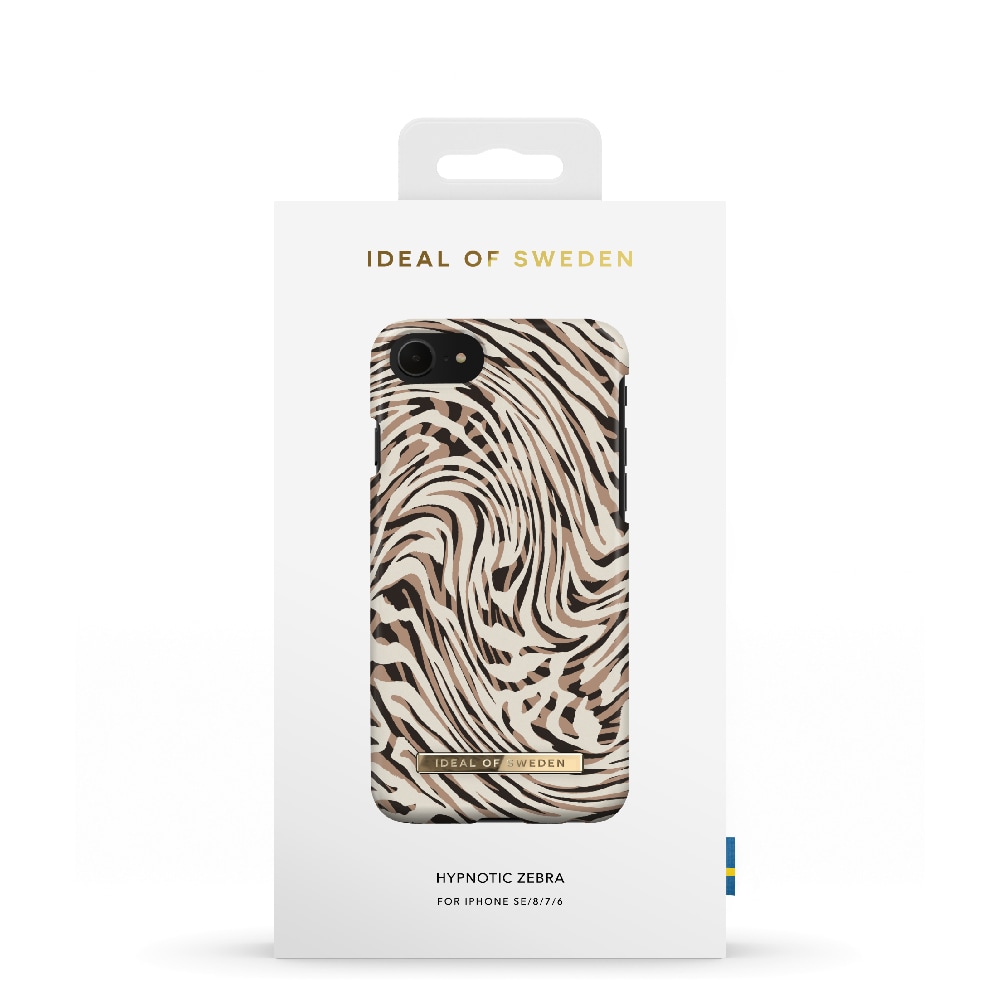 IDEAL OF SWEDEN Mobilcover Hypnotic Zebra til iPhone SE/8/7/6/6s