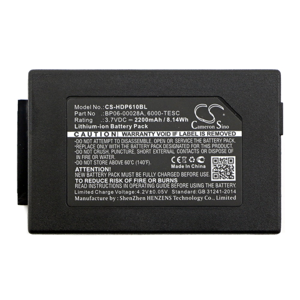 Erstatningsbatteri BP06-00028A og 6000-TESC til Honeywell, Dolphin, Handheld m.fl.