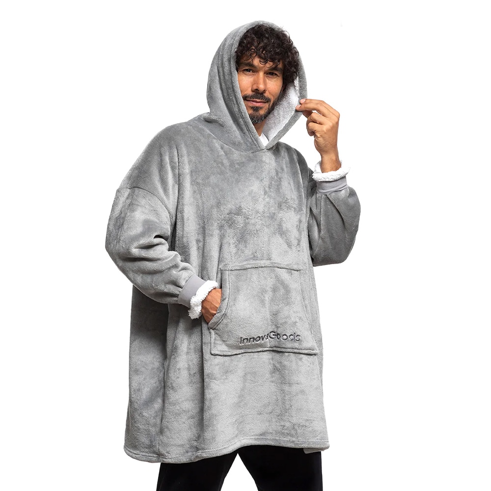 Oversized hoodie i fleece