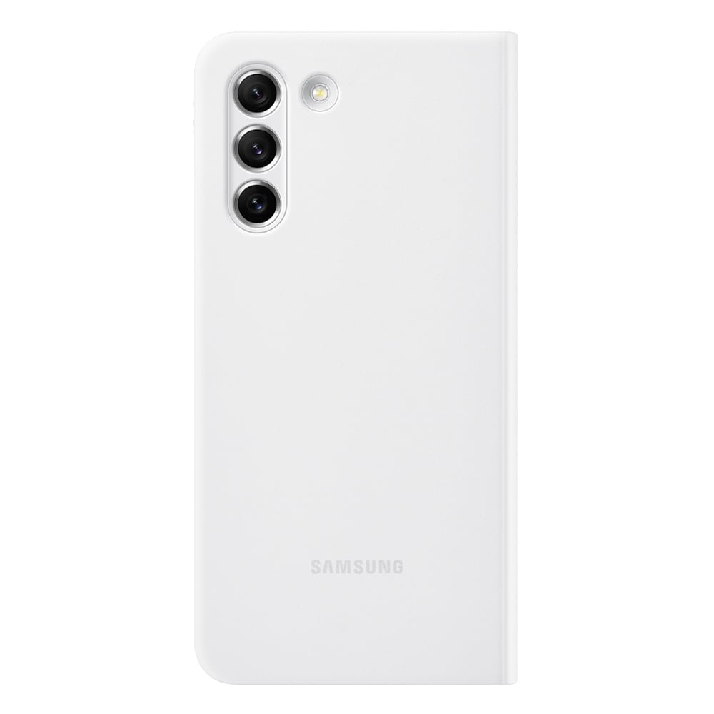 Samsung Smart Clear View Cover EF-ZG990 til Galaxy S21 FE Hvid
