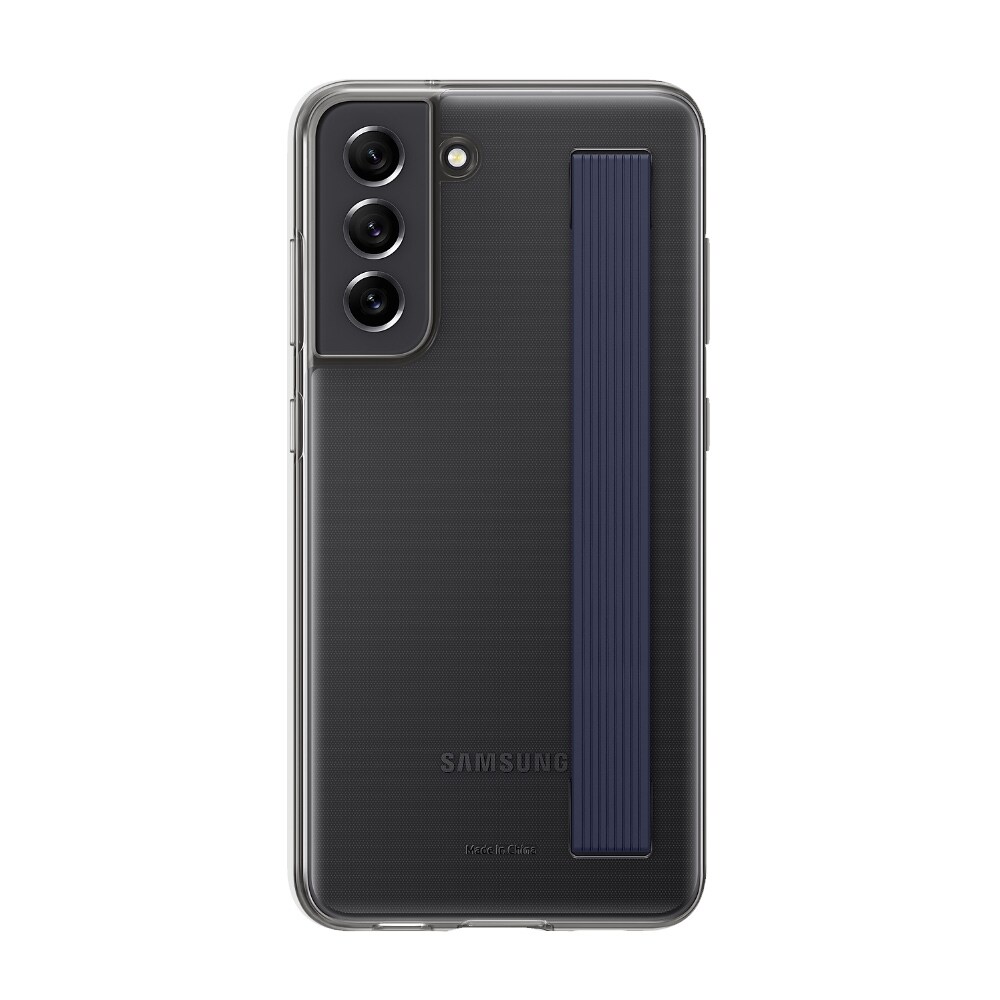 Samsung Slim Strap Cover EF-XG990 til Galaxy S21 FE Sort
