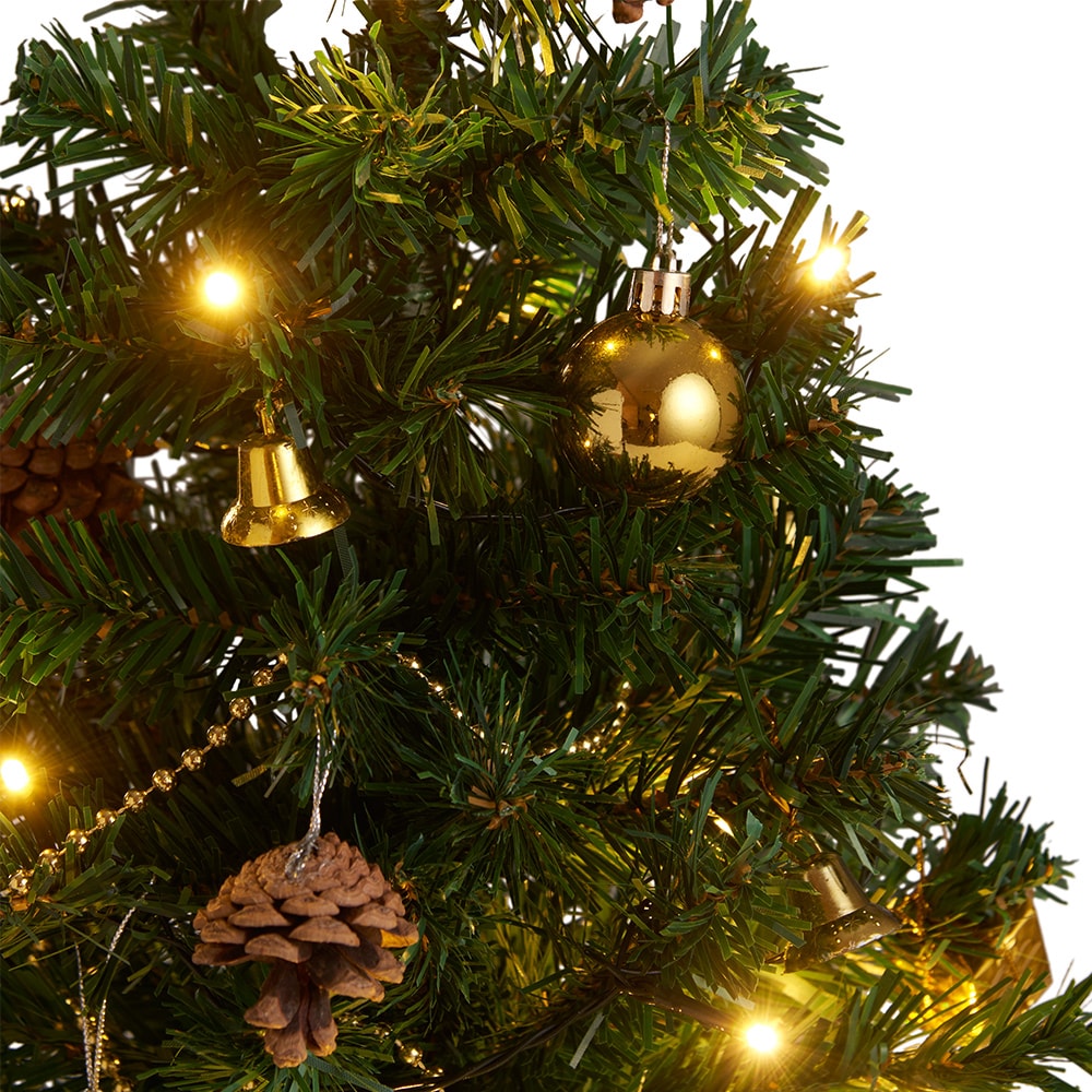 Day LED-Jultræ med timer 60cm