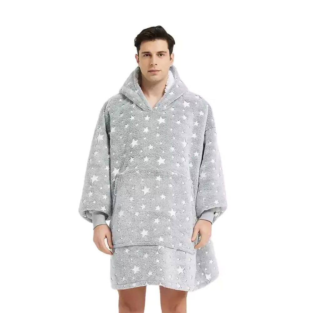 Oversized hoodie - Stjerner 96cm