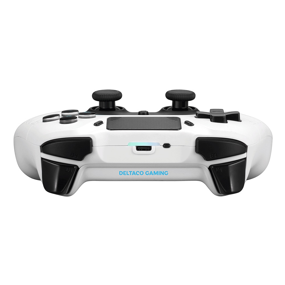 Deltaco Gaming Controller til Playstation 4 Hvid