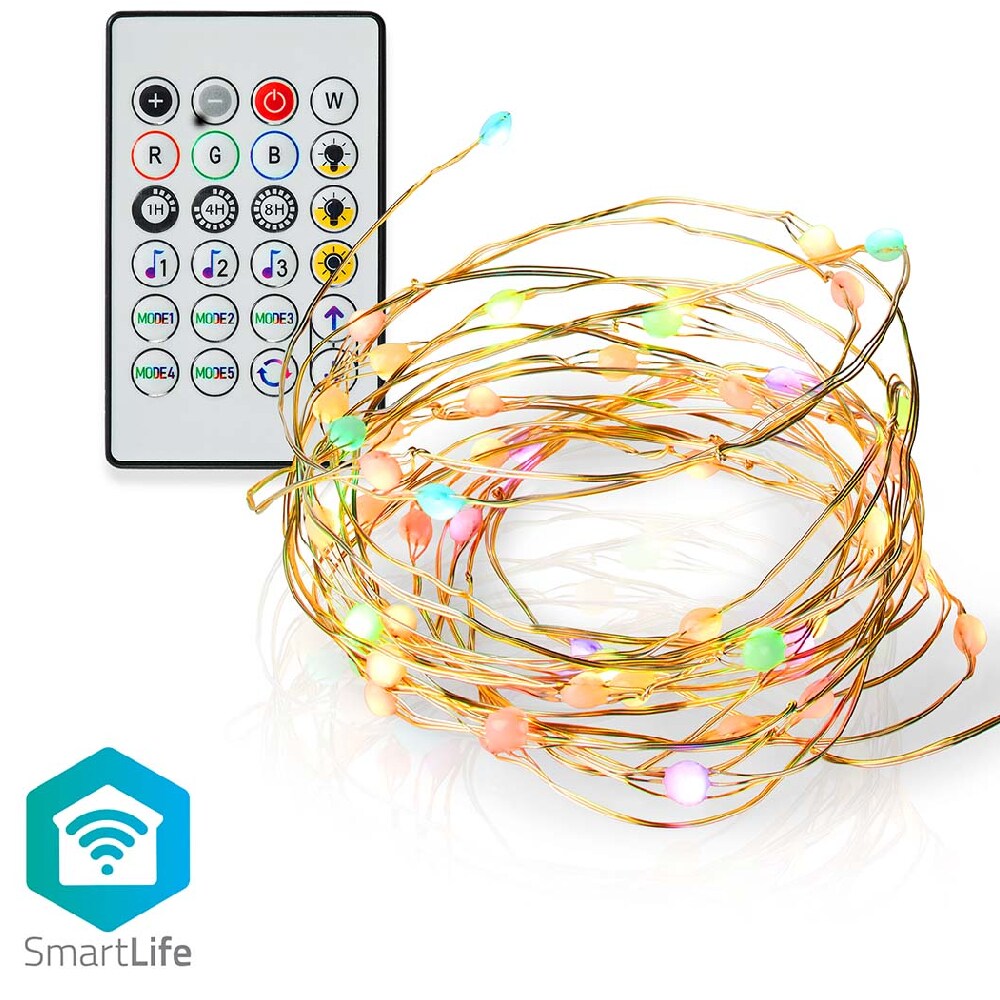 Nedis SmartLife LED Strip RGB/Hvid IP20 5 meter