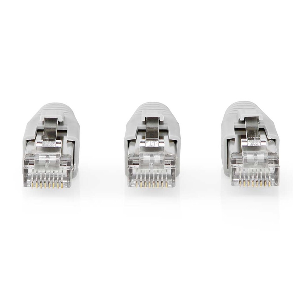 Nedis RJ45-kontakt med pass through CAT6a, FTP - 10-pak