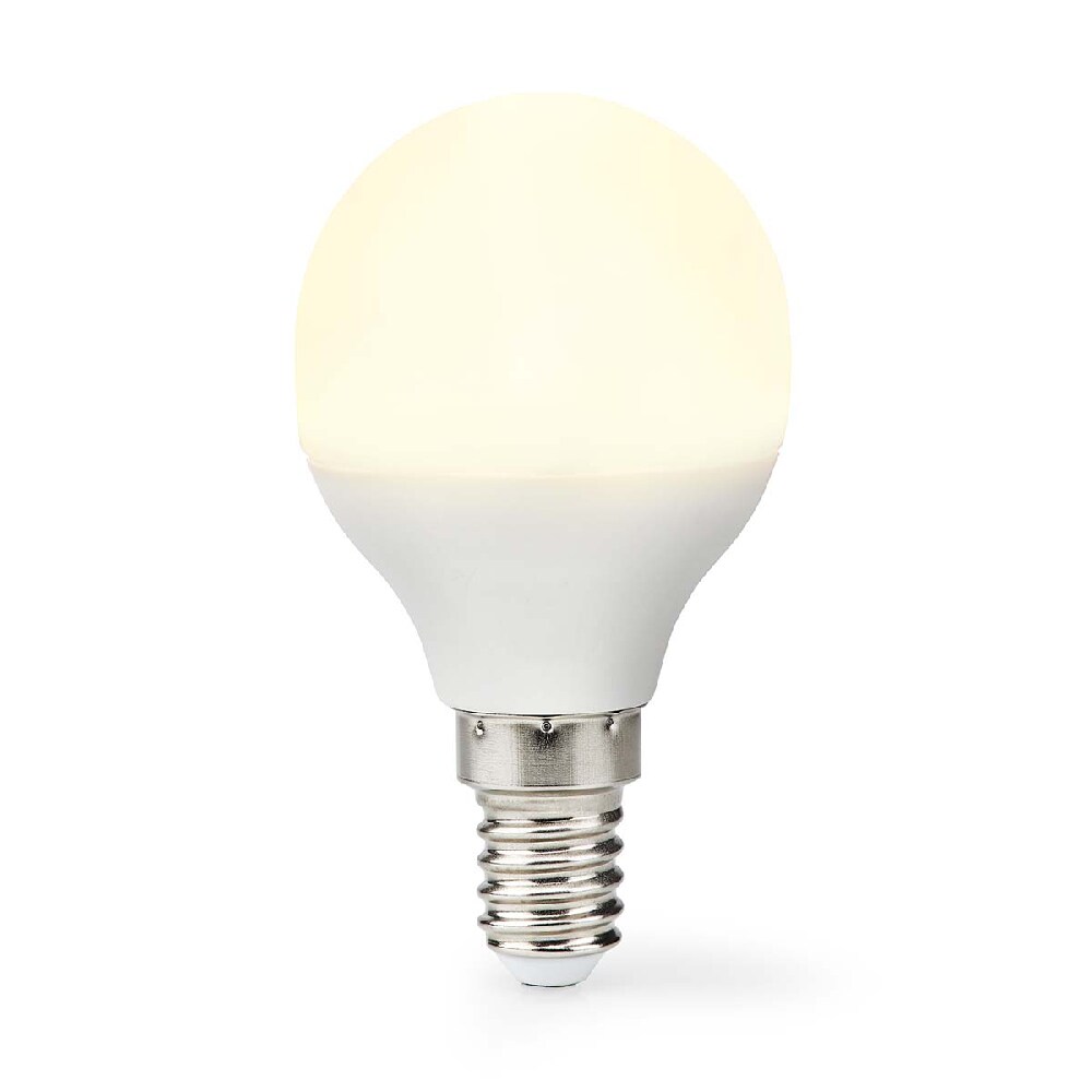 Nedis Frosted LED-pære Varmt hvidt E14, G45, 2.8W, 250lm, 2700K