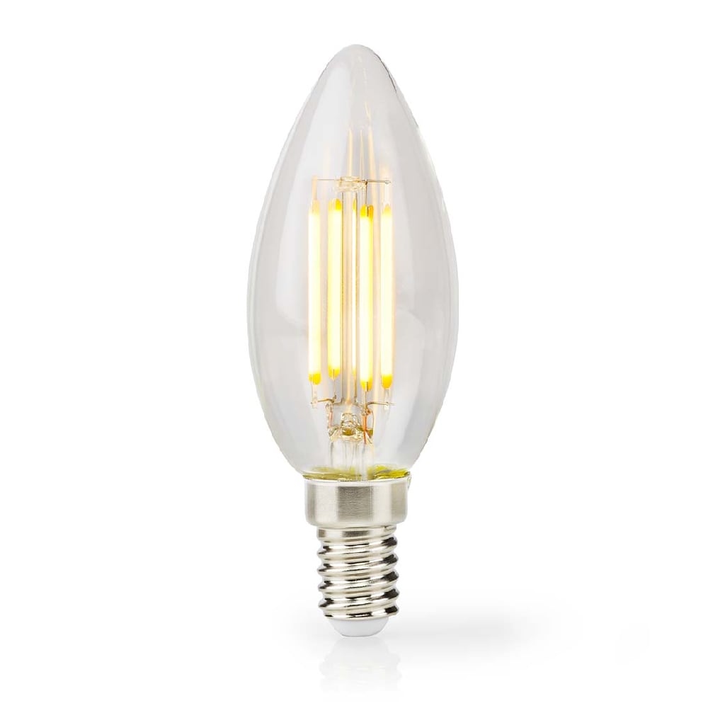 Nedis Dæmpbar LED-pære Varmt hvidt E14, kerte, 4.5W, 470lm, 2700K