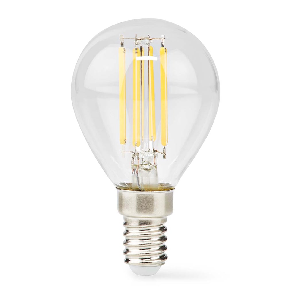 Nedis Dæmpbar LED-pære Varmt hvidt E14, G45, 4.5W, 470lm, 2700K
