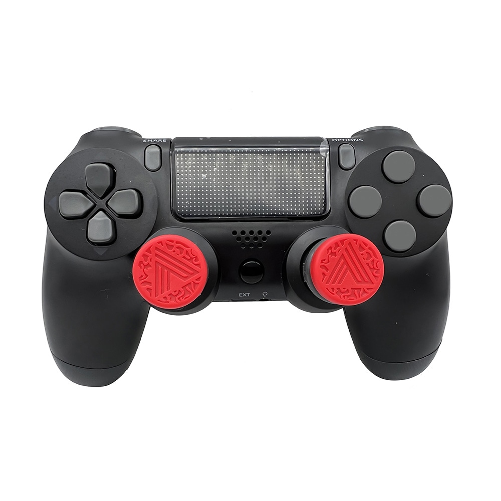 Tommelfingergreb til PS4/PS5 2-pak - rød/grå