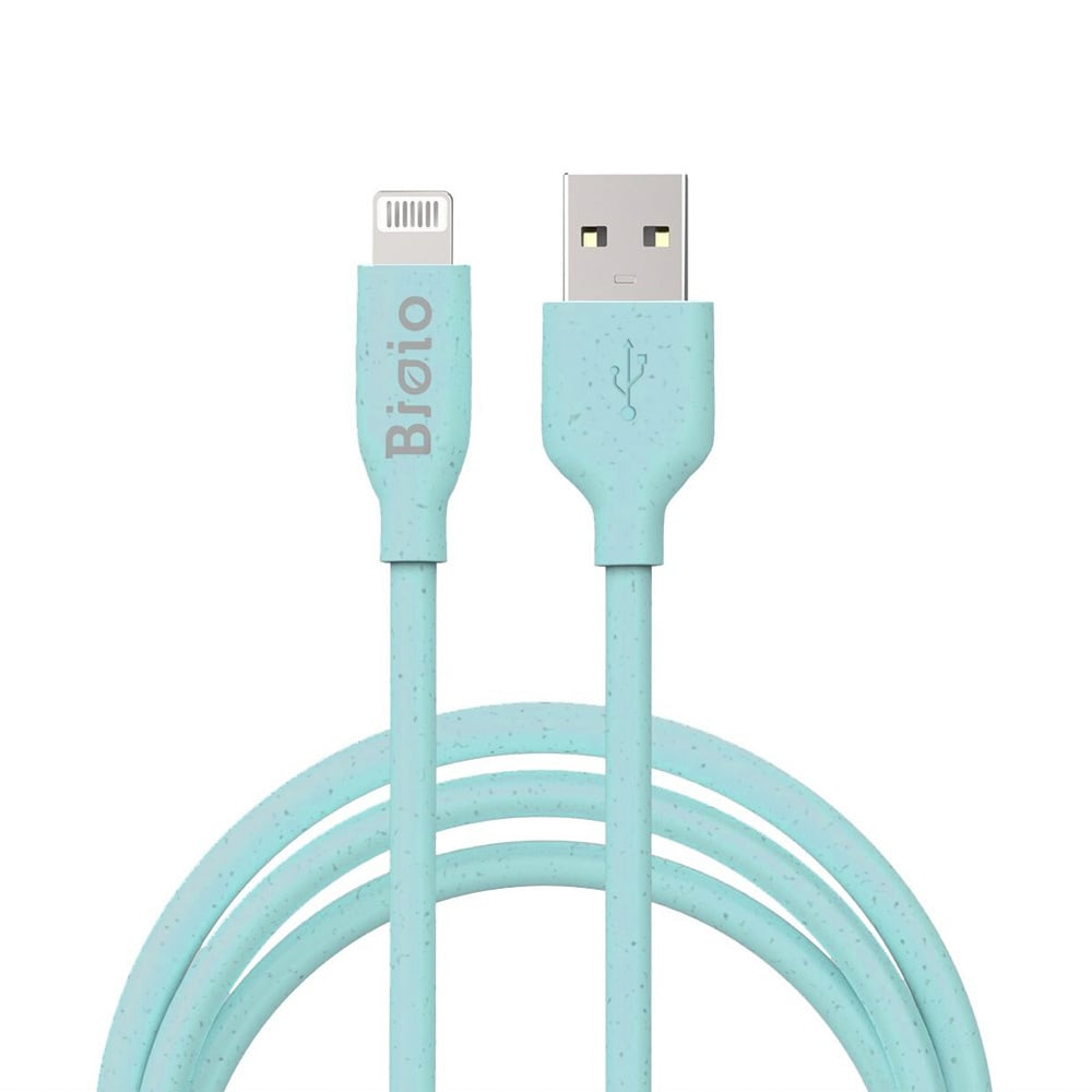 Bioio USB-kabel USB - Lightning 2,4A 1m Blå