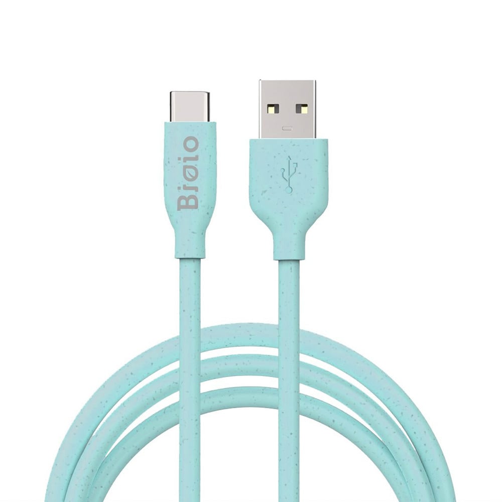 Bioio USB-kabel USB - USB Type-C 2,4A 1m Blå