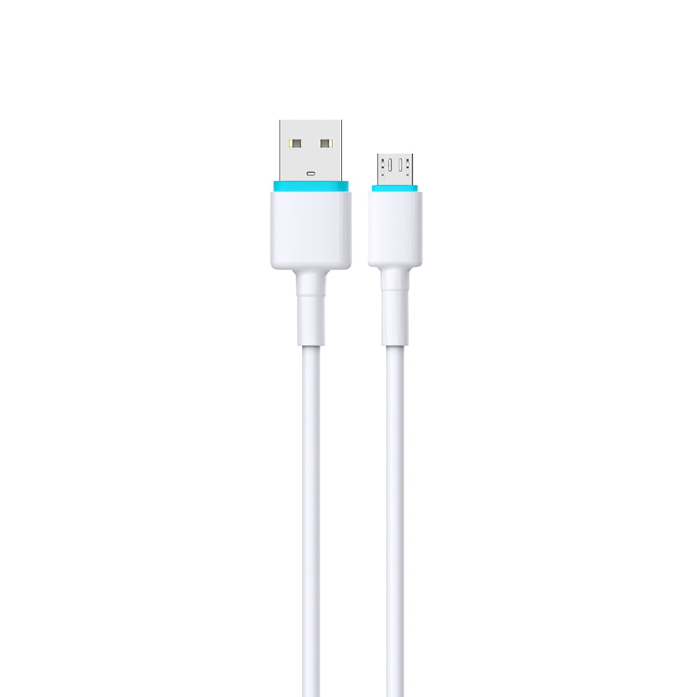 BWOO USB-kabel USB - MicroUSB 3A 1m Hvid