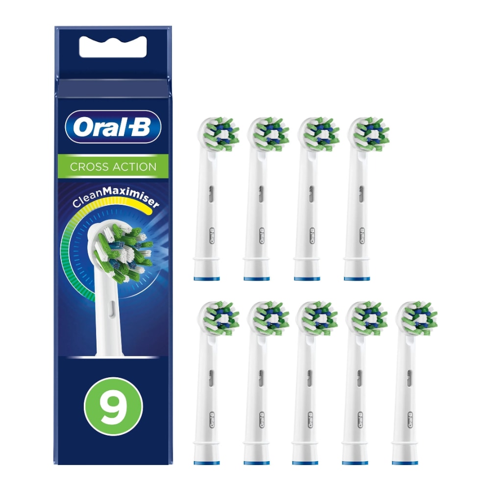 Oral-B CrossAction Tandbørstehoved - 9-pak