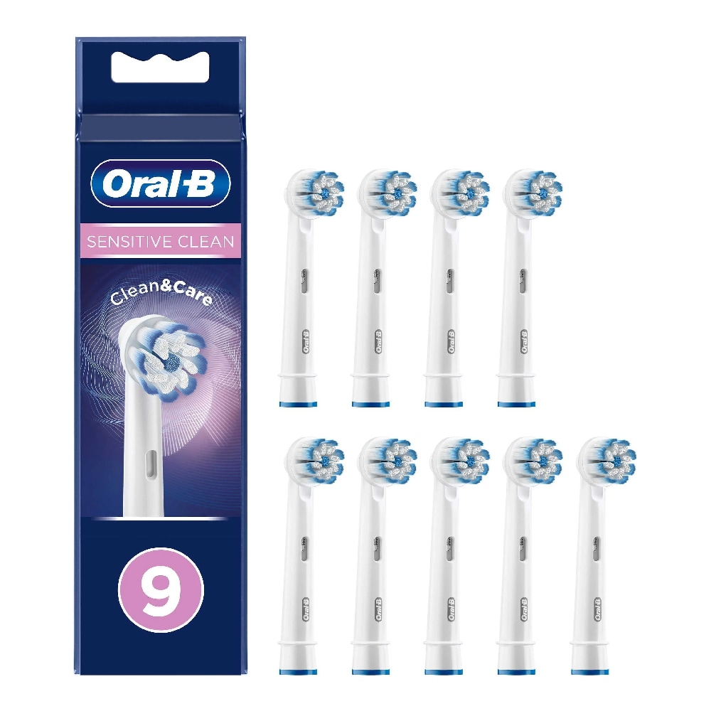 Oral-B Sensitive Clean Tandbørstehoved - 9-pak