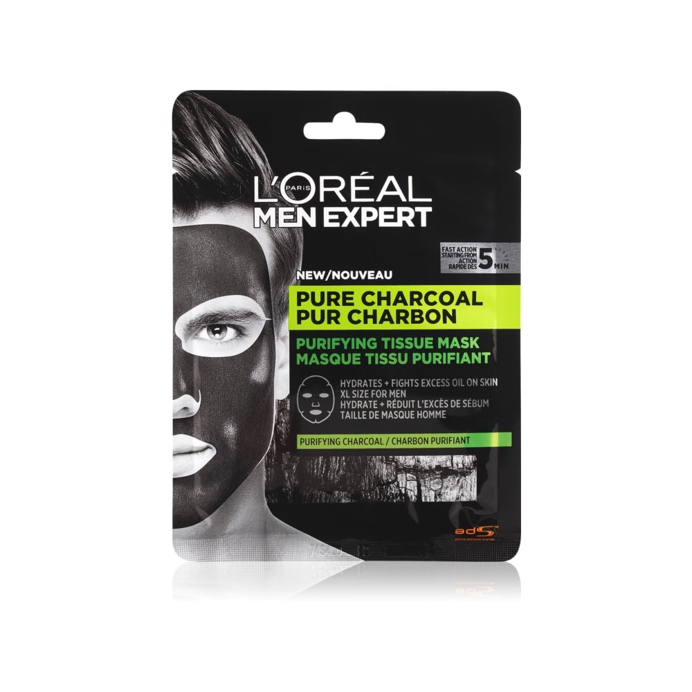 L'Oreal Men Expert Ansigtsmaske Pure Charcoal
