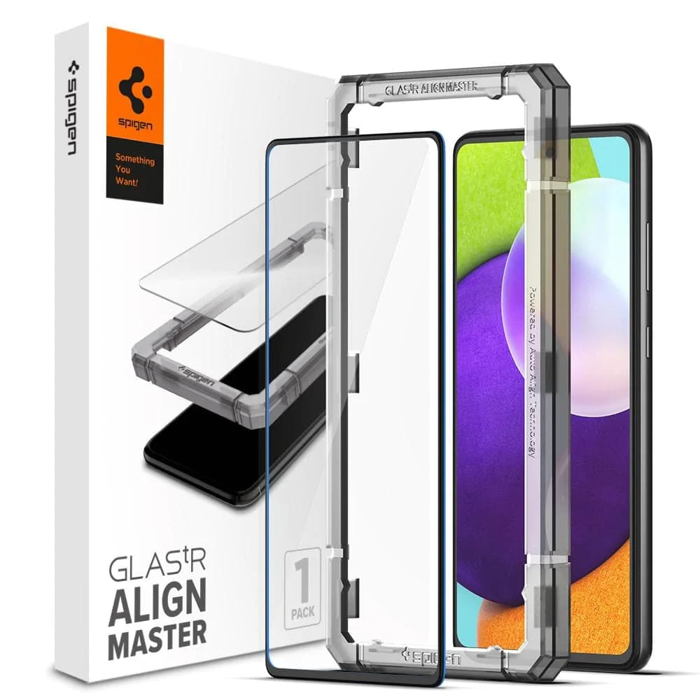 Spigen Glas.tR AlignMaster FC Samsung Galaxy A52 Sort
