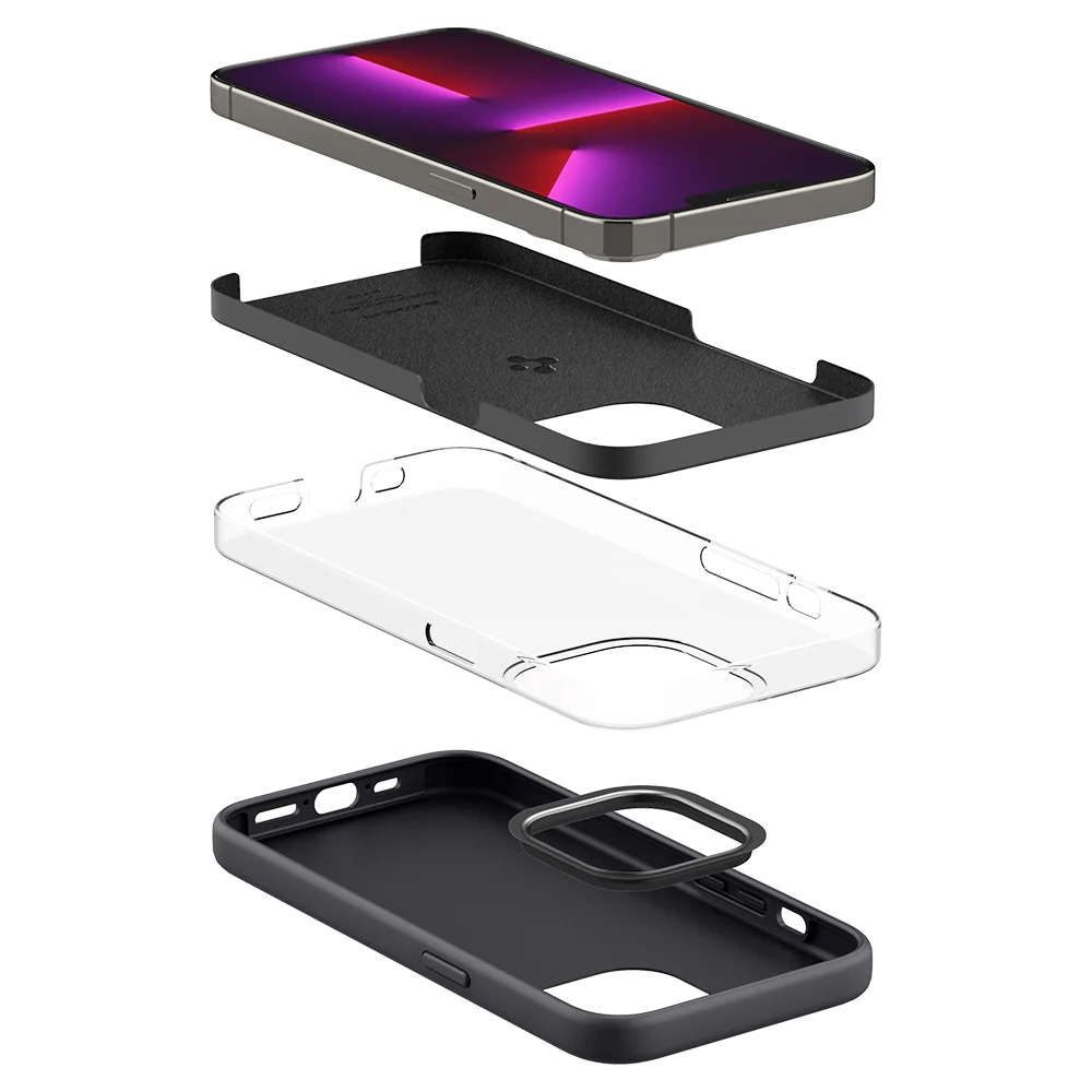 Spigen Silicone Fit Case iPhone 13 Pro Sort