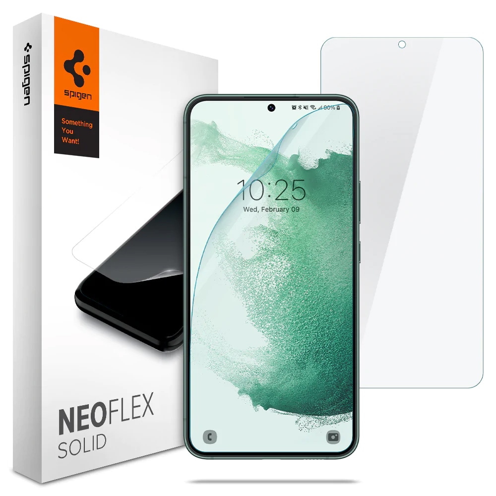 Spigen Neo Flex Solid Skærmskåner Samsung Galaxy S22+ 2-pak