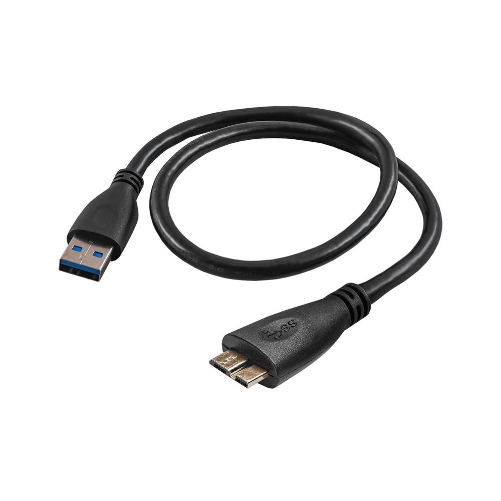 Akyga Tilslutningskabel USB-A 3.0 - MicroUSB (Type-B) 0,5m - Sort