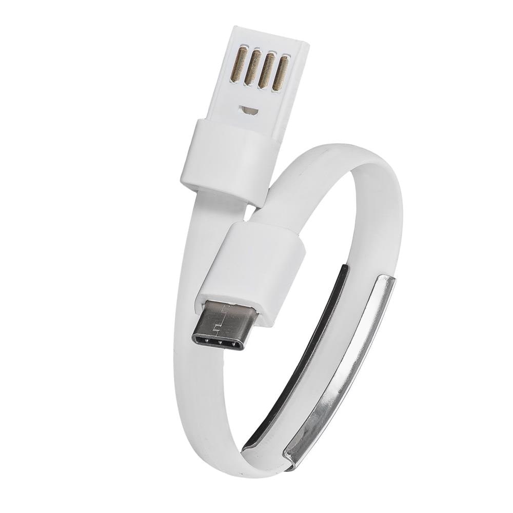 Akyga Adapterkabel USB-A  2.0 - USB-C 23cm - Hvid