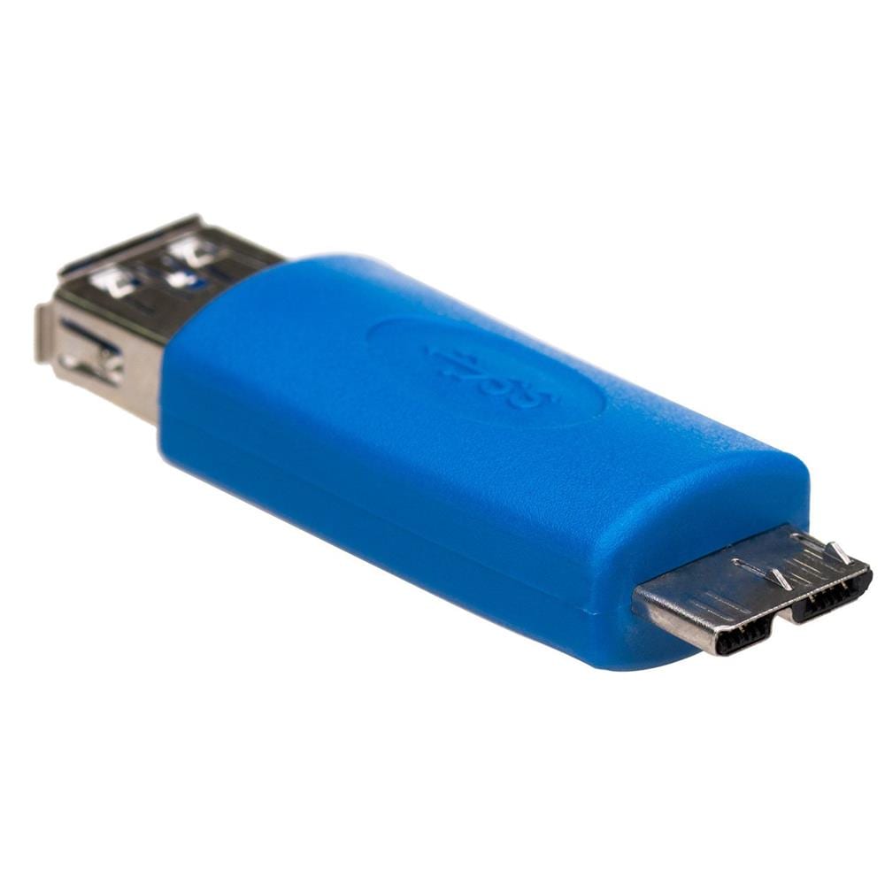 Akyga OTG-adapter USB-A-hun - Micro-USB-han (Type-B) 3.0 - Blå