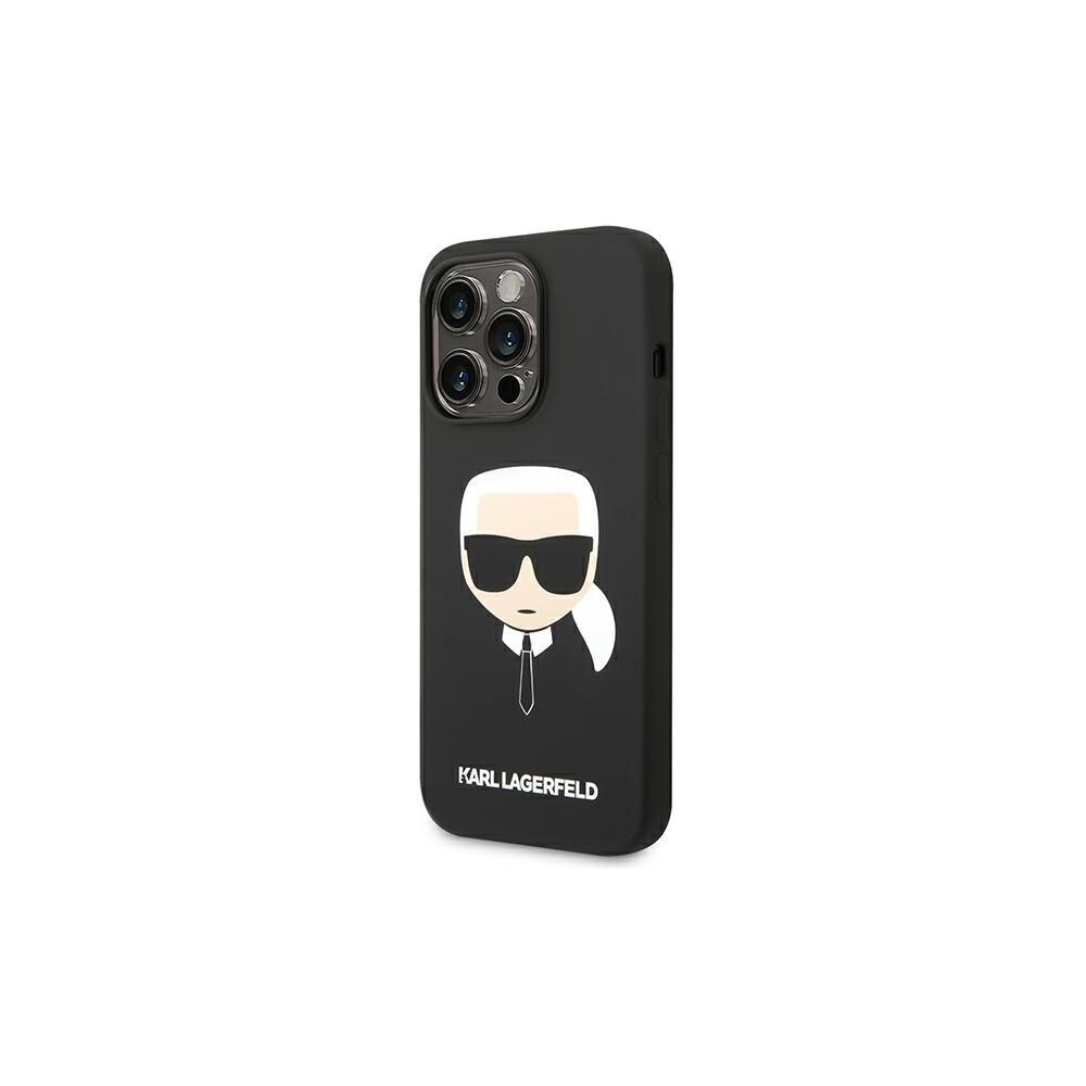 Karl Lagerfeld cover til iPhone 14 Pro - Sort