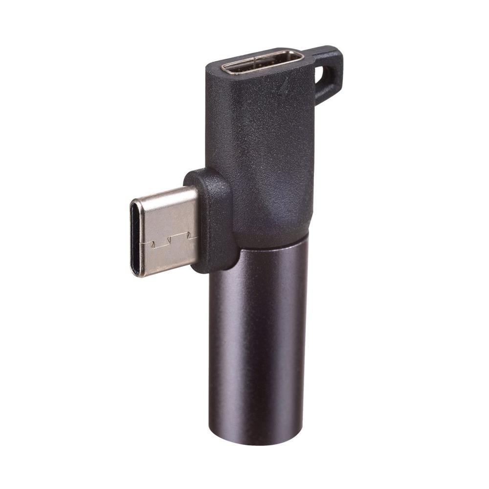Akyga Adapter USB-C-han - USB-C-hona + 3,5 mm-hun