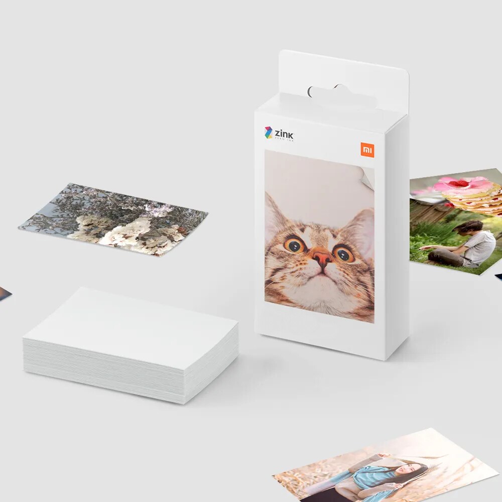 Xiaomi Fotopapir til Mi Portable Photo Printer - 20-pak 5x7,6 cm