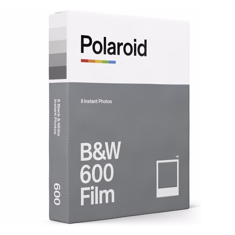 Polaroid 600 Instant Film sort/hvid 8-pak