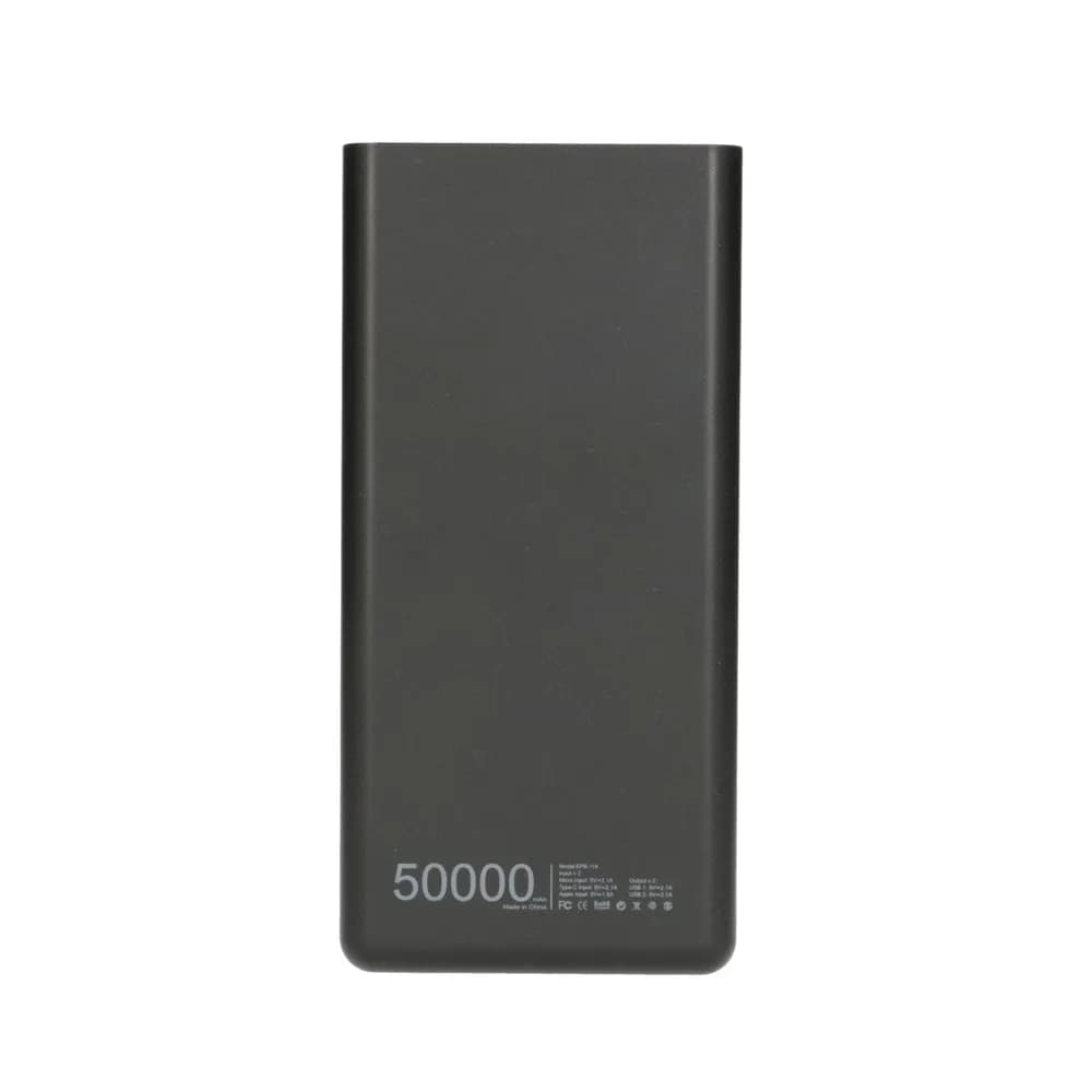 Extralink Powerbank EPB-114, 50000mAh USB-C - Sort