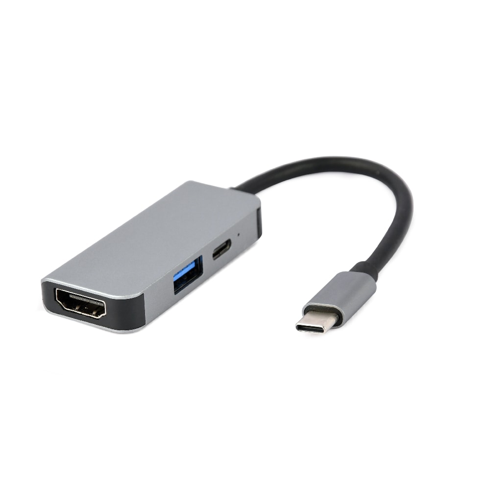Cablexpert USB-C Dockingstation 3-i-1 med USB, HDMI, PD