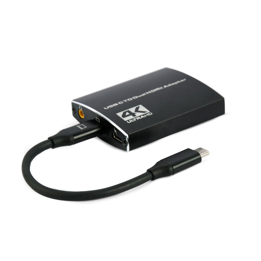 Cablexpert Adapter USB-C til dobbelt HDMI - 4K, 30Hz