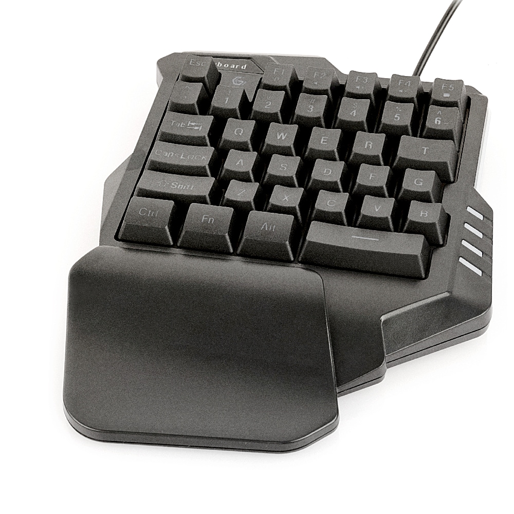 Gembird 2-i-1 Gamingpakke Ivar Twin med mus og enhåndstastatur