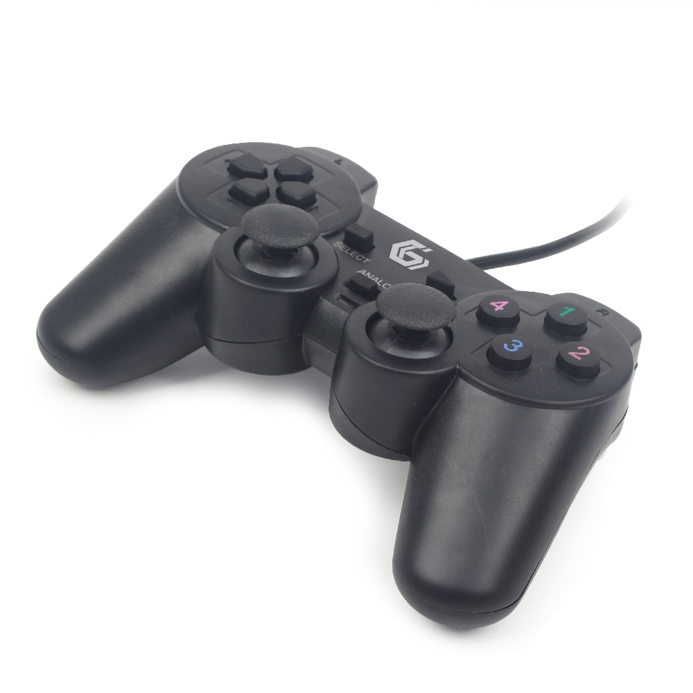 Gembird Dual Vibration Kablet controller til PC - Sort