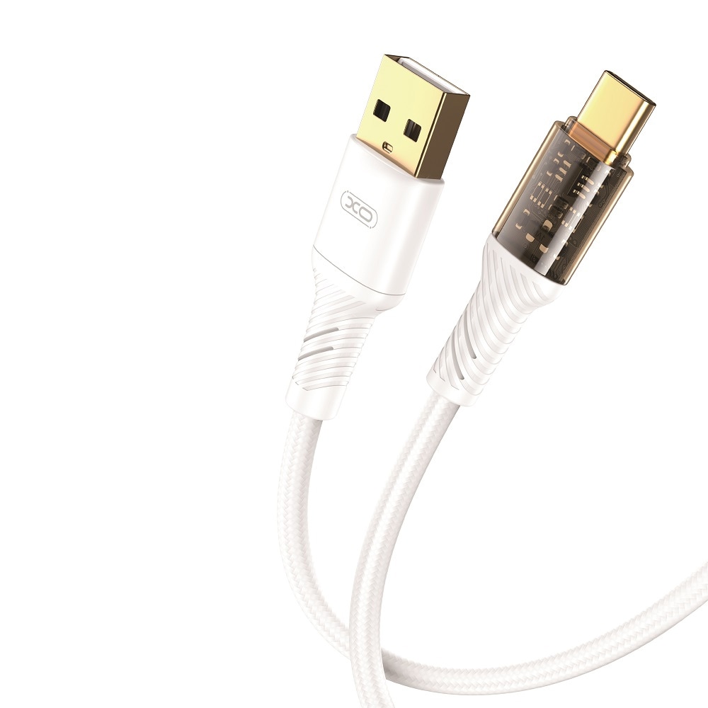 XO USB-kabel USB - USB-C 1m 2,4A - Hvid