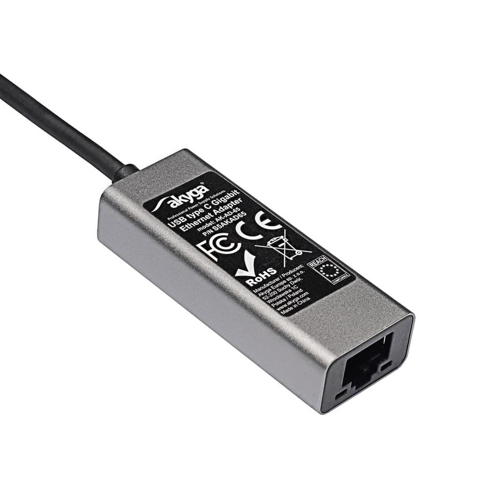 Akyga USB-C til RJ45 Adapter 15cm