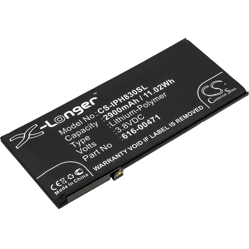 Batteri til SmartPhone, mobil til Apple iPhone XR, A2105, A2106 og andre.