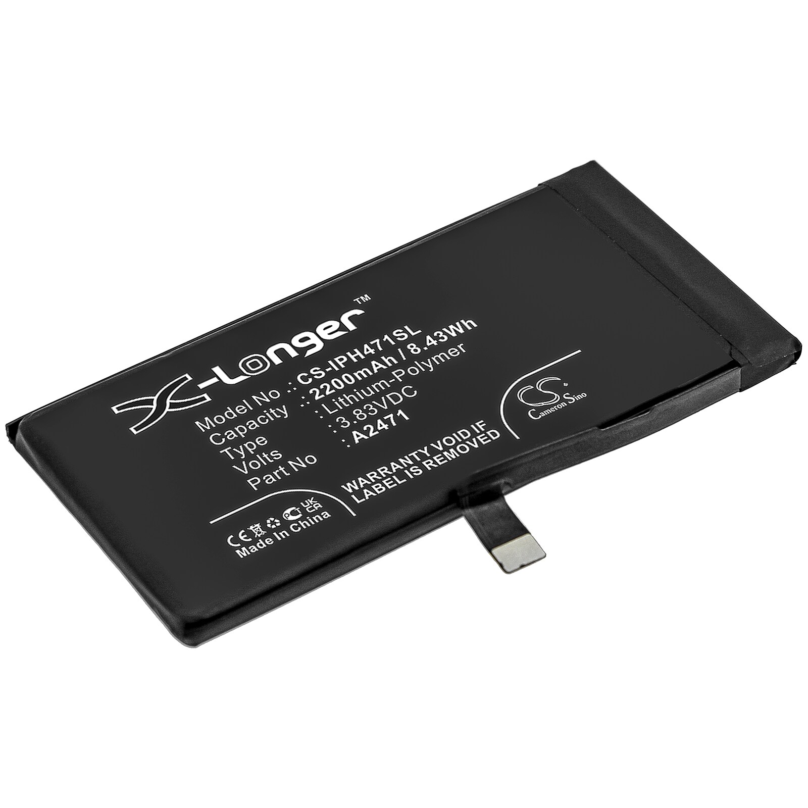 Batteri til SmartPhone, mobil til Apple iPhone 12 Mini