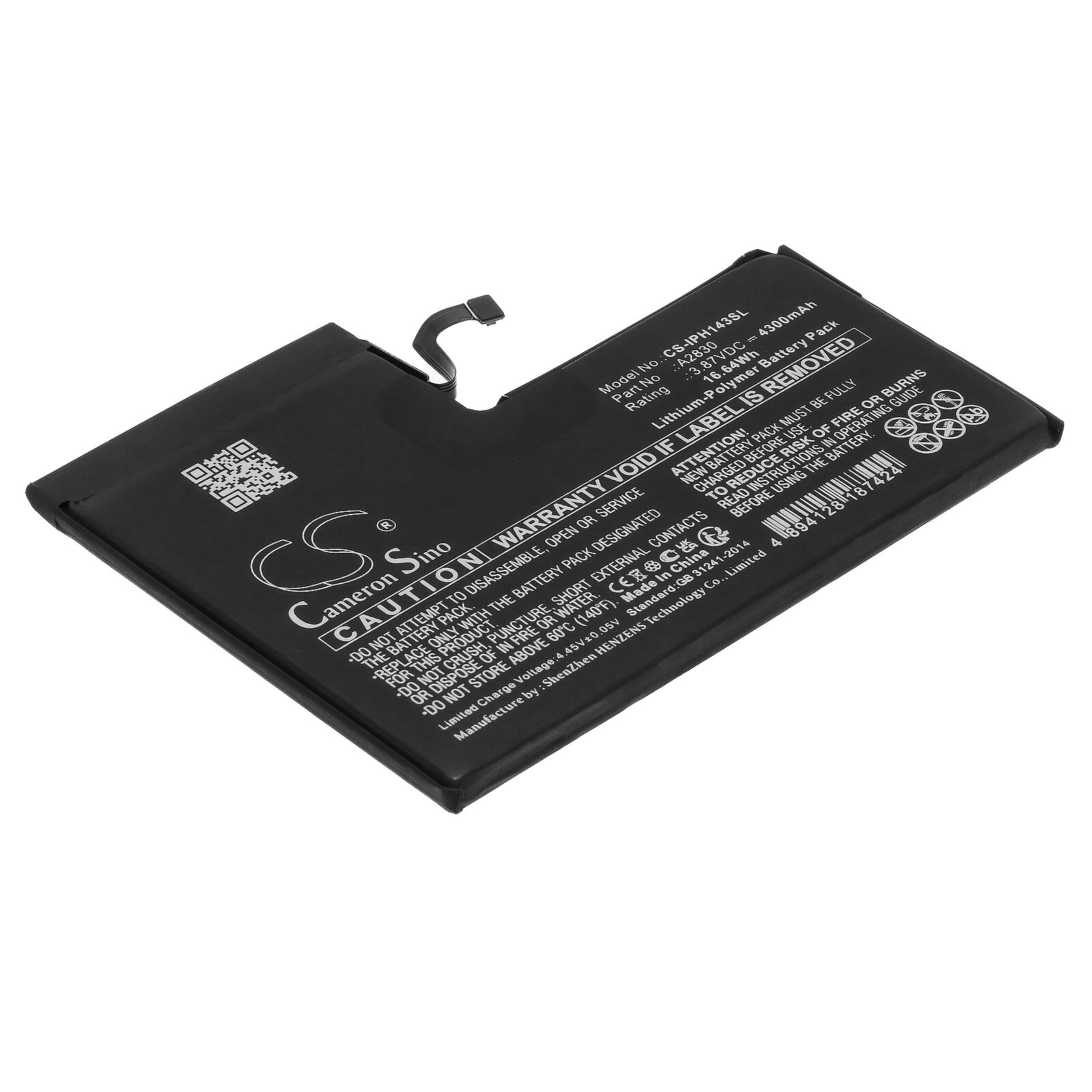 Batteri til SmartPhone, mobil til Apple iPhone 14 Pro Max