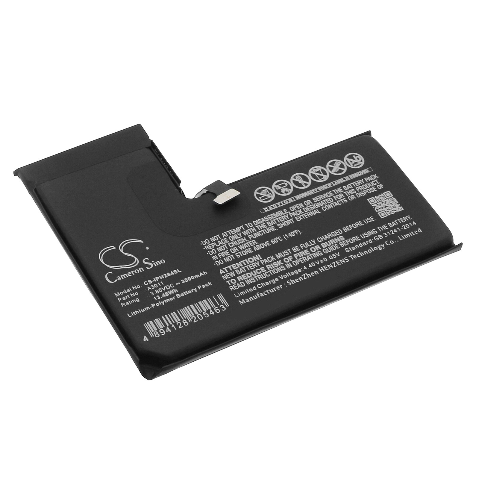 Batteri til SmartPhone, mobil til Apple A3101, A2848, iPhone 15 Pro og andre.